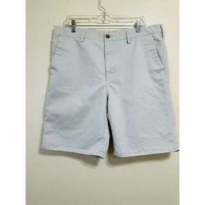 Haggar Men's Flat Front Golf Shorts Recyclable Fiber Fabric Cargo Pocket Size 38